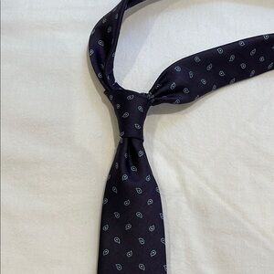 Elegant Deep Purple Paisley Tie